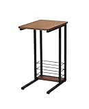 テーブル おしゃれで便利なラックです。 生活 便利 ブックラック付きサイドテーブル　ブラウン・ST-TK300(BR)