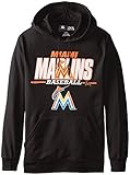MLB Miami Marlinsメンズsa2フリースパーカー M ブラック