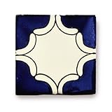 【B'stile】絵画のような壁タイル「メキシコタイル」CMT-D1（陶器質｜100mm角｜屋外壁/屋内壁用）1枚