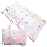 キャラクター うさぎ お昼寝布団セット 7点セット OHF-07・ピンク