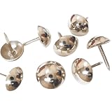 decotacksﾃつｮ Silver Finish Upholstery Nails/tacks 7/16in - 100 Pcs [Nickel/Silver Finish] DX0511 by 