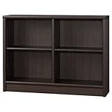 小島工芸 日本製 組立不要 健康仕様のFフォースター 耐荷重に優れた中がしっかりつまった丈夫な棚板 高さ87.3cm オープンラック 120アコードL ウッディウェンジ [幅118.3cm 奥行30.5cm] 2356600 2356600