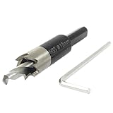 uxcell カッターツール　バイメタルホールソー + 六角レンチ　W高速度鋼 HSS　5mm ツイスト　ドリルビット12mm