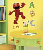 ルームメイツ(RoomMates) 壁に貼ってはがせるウォールステッカー セサミストリート エルモ