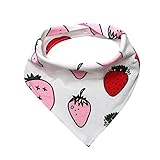 杜屋トヤ　ベビー用品　食事用スタイ　よだれかけ　ビブ　スナップ　コットン　かわいい　柔らかい　三角　　出産祝い　プレゼント　保育園 (I)