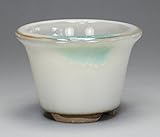 いよじ園 【盆栽鉢】 小石原焼/丸小鉢 【白釉】【ミニ鉢～小鉢】