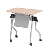 TOKIO NTA-Nホールディングテーブル パネル付 パネルカラー：シルバー W700×D500×H720mm NTA-N750PS ナチュラル