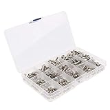 Fenteer 全種類　ステンレス製　ボルトナットセット　耐久性と強靭性　専用工具　M3/M4/M5　360個/セット