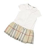 (バーバリーベビー) BURBERRY BABY ベビー服 襟付きフレンチスリーブ ワンピース B92294 18Mサイズ [並行輸入品]