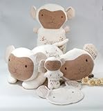 究極の贈り物！干支の動物さんにお名前入れしたガラガラと腕枕セットギフトセット２！ベビーちゃんのお名前刺繍を１つ１つにいたします。