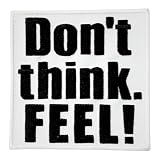 ワッペン屋Dongri ベルクロ ワッペン マジックテープ Don't think. Feel! 考えるな。感じろ！ サバゲー パッチ 名言 面ファスナー ミリタリー A0670