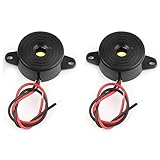 Hommy DIYプロジェクトDC3,24V連続音電子警報ブザー23ミリメートル 2個