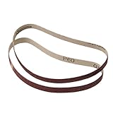 10枚入り サンドペーパー 研磨サンドベルト 研磨 ベルト サンダー 交換用 サンディング ベルト DIY 工具 道具 ツール (#60) 13mmx457mm