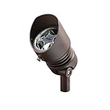 Kichler Lighting 16200AZT42 Landscape Aluminum 120V/12.5-watt 5-Diode LED 10-Degree Adjustable Spot 
