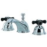 Kingston Brass KS1431PL Heritage Deck Plate Lavatory Faucet, 6-1/2-Inch, Polished Chrome by Kingston