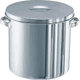 日東金属工業:日東 ステンレスタンク テーパー付貯蔵用タンク(フタ付) 45L TP-ST-39 型式:TP-ST-39