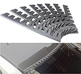 Piece of peace product ボルテックスジェネレータ シェブロン形状 実効空力デバイス ディフューザー (カーボン)