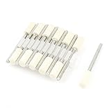 uxcell フェルト軸付ホイール　3mmシャンク　6x14mm　円筒　　研磨ビット　フェルト　道具　ツール　12個セット