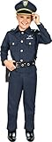 カンガルーのデラックスBoys Police Costume for Kids カラー: ブルー
