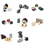 Fenteer ミニチュア　ドールハウス　樹脂　箱庭　盆栽　クラフト　ガーデン　風景　装飾　小道具　DIY　かわいい　犬　耐久性　