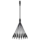 LEDテープ用 分岐ケーブル 8分岐 DCジャック 8分配 8分配ケーブル 分岐仕様 コネクタ 12V 3528SMD 5050SMD 変換コネクタ / 分岐 / 分配 / 並列 / DCジャック /