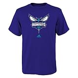 NBA Boys Youth Full Primary Logo Short Sleeve Tee S パープル