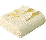 Sta.ANA(サンタ・アナ)ベビーケット 無地 柔らかい 伸縮 ガーゼケット ガーゼタオル 6重 ベビー用 赤ちゃん ブランケット バスタオル おくるみ かるふわ 出産祝い 90×90cm 選べる5