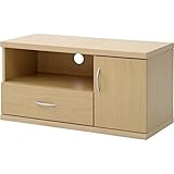 ローボード（テレビ台/テレビボード） 【ポルト】 扉/引き出し収納付き 幅89cm×奥行39.5cm PO-9045LB ナチュラル
