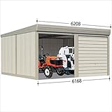 タクボガレージ　ベルフォーマ　SS-6260　一般型　標準型　2台用　『シャッター車庫　ガレージ』 　サルファ―シルバー（受注生産品）