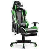 GTRACING ゲーミングチェア オフィスチェア デスクチェア ゲーム用チェア リクライニング パソコンチェア ハイバック ヘッドレスト 