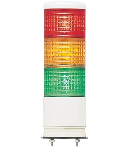 パトライト 積層信号灯一体型 音声合成報知器 LKEH-402FV-GYBR 積層