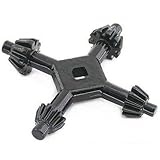 Simplyシルバー – 新しい4 Wayドリルチャックキー押しLarge 3 / 8 " 1 / 2 " 3 / 4 " 1 "ユニバーサル組み合わせ