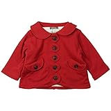 《H28年秋冬物》 nico hrat(ニコフラート) 製品洗い加工済み 表30/10綿裏毛 裏フリーススカラップジャケット 95cm /RE NO.B-260563