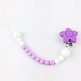 【アクセサリー】シリコン ペンダント ママ授乳ジュエリー パープル