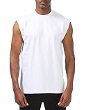 Pro Club メンズ 厚手 ノースリーブ マッスルTシャツ US サイズ: X-Large カラー: ホワイト