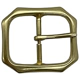 [ウイングレザー] ベルト バックルのみ シルバー 40mm メンズ 40mm幅ベルト用 バックル カスタマイズ bnh001 (NARROWOCTAGON-GOLD)