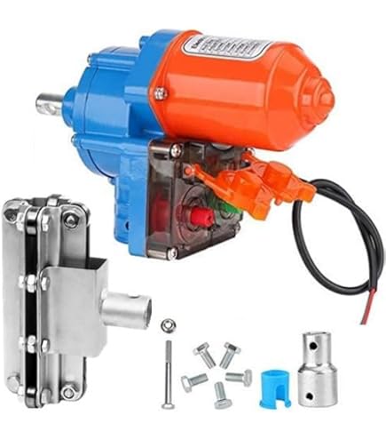 Amazon.co.jp: 自動式フィルム巻上げ換気装置 巻き上げ機 24V