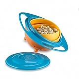 リアナ陀螺碗防摔防溅宝宝儿童gyrroscopic碗与盖子
