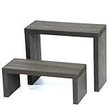 Welcome wood ウッドステージ45型　2段タイプ　  色はUB　アンバーブラウン　　【完成品】　組み立てる必要なし！！　個別に移動できるのでとっても便利！！