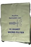 Proteam 9.5l Mega Vac, Backpack Vacuum Bags, Microlined, 10 bags per pack