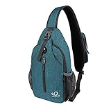 WATERFLY ボディバッグ ワンショルダーバッグ 斜めがけ 大容量 防水 軽量 イヤホン穴付き ショルダー付替え可能 水筒ポーチ付き ス