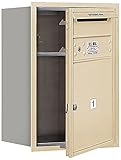 Salsbury Industries 3706s-01sfp 4 C水平メールボックス、砂岩