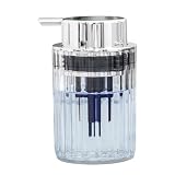 LAZEENOOK ソープディスペンサー 泡 プラスチック製 泡ハンドソープ ディスペンサー ソープボトル250ml 広口 手動 押しタイプ 台所 キッチン 洗面所 トイレ バお風呂場などに適用 (透明色)