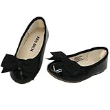 Kids BronメアリージェーンカジュアルSlip Onバレエフラットシューズ( Toddler / Little Girl ) カラー: ブラック