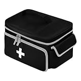 BOHEMIABY 救急バッグメディカルバッグ救急バック スポーツ, 大容量救急箱セット, 自宅学校、アウトドア登山、航空緊急時、旅行用の携帯用医療キット, 収納袋のみ (ブラック)