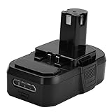 Shentec リョービ(RYOBI)交換用バッテリーONE + 18V 3.0Ah P100 P101コードレス電動工具