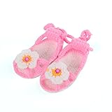 (ビグッド)Bigood ベビーサンダル 赤ちゃん用 ソックス 新生児 ベビー用品 室内用ベビーシューズ ニットサンダルピンク花柄