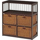 ランドリーチェスト(キャビランドリー ) 枯淡シリーズ 木製(籐 天然木) 引き出し収納 【完成品】 【代引不可】 生活用品 インテリア 雑貨 日用雑貨 洗濯用品 ハンガー [並行輸入品]