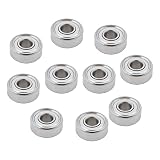 EKIND ミニチュアベアリング スチール 両シール付 内径2mm×外径5mm×幅2.5mm （10個入り）