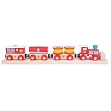Bigjigs Rail Fire and Rescue Train Set [並行輸入品]